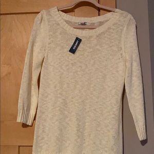 Cream sweater